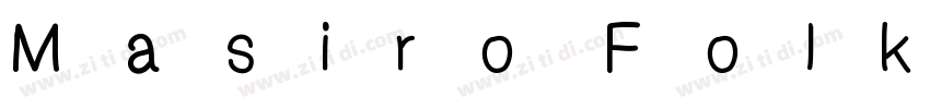 Masiro Folk M字体转换